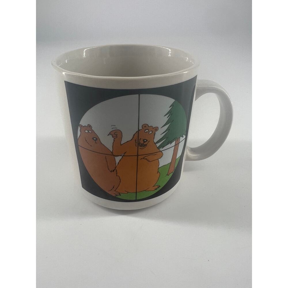 Vintaged The Far Side Coffee Mug Collectible 80s Bears Cup Gary Larson Funny